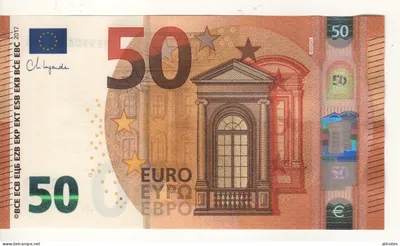 50 Euro Bill front and back Stock Photo - Alamy