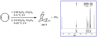 Molecules | Free Full-Text | 2,6-Dichloro-9-thiabicyclo[3.3.1]nonane:  Multigram Display of Azide and Cyanide Components on a Versatile Scaffold