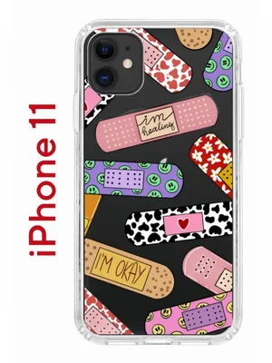 Чехол-накладка iPhone 11 Kruche Print Милые пластыри - Чехлы - накладки -  ЧЕХЛЫ - КупиЧехол.ру