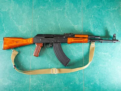 REPLICA AK-47 RIFLE BY DENIX SEMI AUTOMATIC RIFLE | JB Military Antiques