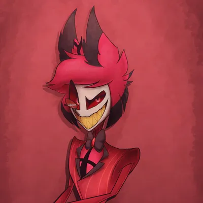 Anime-style female version of alastor from hazbin hotel on Craiyon