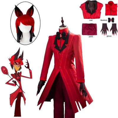 Hazbin Hotel Alastor Radio Demon Cosplay Costume Custom Made – FENINDOM LLC