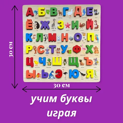 Алфавит для детей, цветные карточки с картинками — Все для детского сада