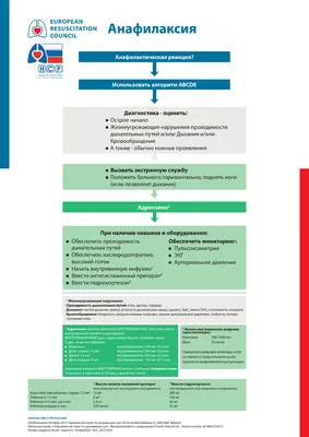 Анафилактический шок - первая помощь, симптомы, что это такое, лечение,  признаки