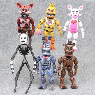 Игрушки аниматроники, фнаф, 5 ( пять ) ночей с Фредди / Funko Five Nights  at Freddy , 6 шт (ID#1248445728), цена: 875 ₴, купить на Prom.ua