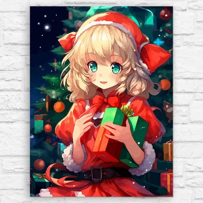 anime, anime girls, picture-in-picture, New Year, Christmas | 1920x1080  Wallpaper - wallhaven.cc