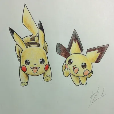 Обои pikachu, anime, pokemon на рабочий стол