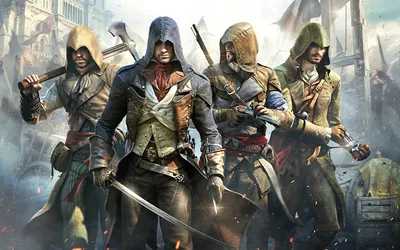 Фото Assassin's Creed Assassin's Creed Unity воины мужчина Игры