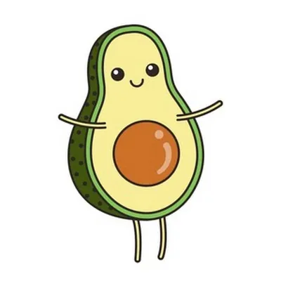 Avocado cute | Милые обои, Линогравюра, Снимки натюрмортов