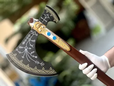 Functional Leviathan Axe with Hardened blade | Kratos axe