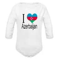 I love Azerbaijan Bicolor Heart T-shirt | eBay