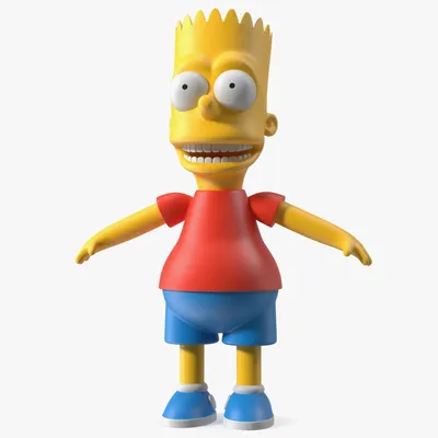 Bart Simpson Character A-pose 3D Model $49 - .3ds .blend .c4d .fbx .max .ma  .lxo .obj - Free3D