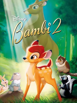 Original Bambi Movie Poster - Walt Disney - Thumper - Classic Animation