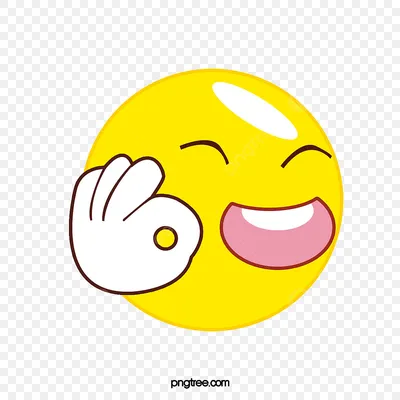 Showing ok emoji line icon sign Royalty Free Vector Image