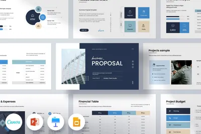 Business Brochure PowerPoint Template - SlideModel