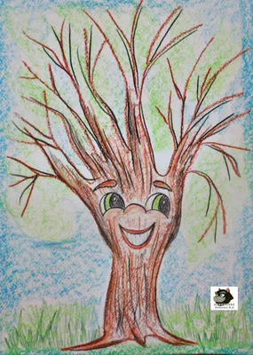 Как нарисовать дерево поэтапно видео уроки рисования для детей и начинающих  » Рисуем деревья карандашом, акварелью и гуашью