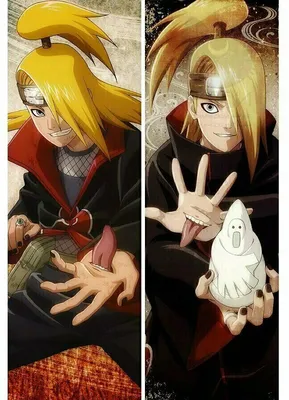 Купить Наволочка с основой Дейдара из аниме \"Наруто\" / Dakimakura Deidara  Naruto, 150x50см в интернет-магазине Няпи с доставкой по России