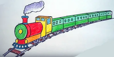 Детская железная дорога в картинках обои