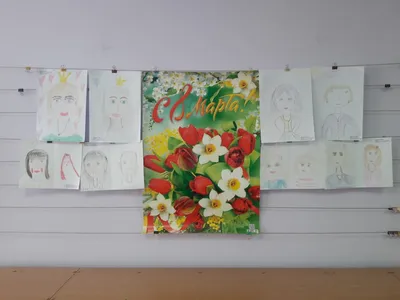 Коллективная работа по рисованию ладошками «С 8 Марта!» в группе раннего  возраста (7 фото). Воспитателям детских садов, школьным учителям и  педагогам - Маам.ру