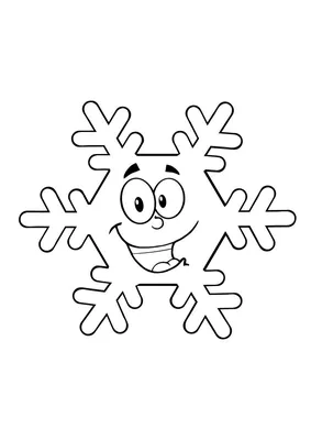 Раскраска Снежинка - детские раскраски распечатать бесплатно | Раскраски,  Снежинки, Детские раскраски