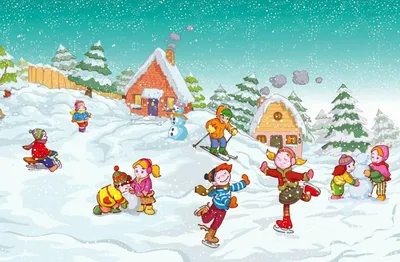 Картинки Детские зима (39 шт.) - #13387