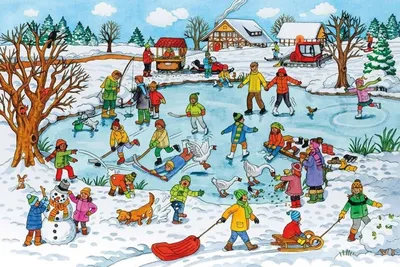 Создание сюжетной картины «Зимние забавы» для первой младшей группы (7  фото). Воспитателям детских садов, школьным учителям и педагогам - Маам.ру