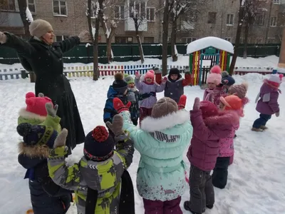 Зимние забавы в детском саду - Новости учреждения - Детский сад № 22 г.  Молодечно
