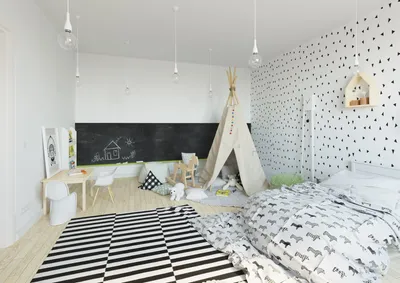Интерьер детской спальни с диван-кроватью Scott Wagon — фабрика современной  дизайнерской мебели SKDESIGN