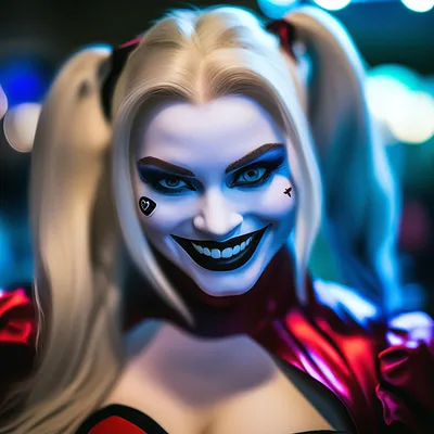 Harley Quinn подруга джокера,супер …» — создано в Шедевруме