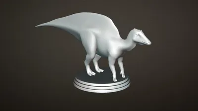 Бесплатный STL файл Динозавр Paranthodon для 3D-печати 👽・3D-печатная  модель для скачивания・Cults