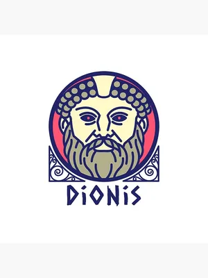 Greek god Dionis design\" Poster for Sale by sreckov-desig | Redbubble