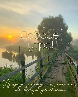 Открытка доброе утро весна - скачать бесплатно