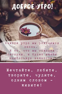 Картинки Доброе утро. Пожелания С Добрым утром. 1500+ картинок. | Доброе  утро, Счастливые картинки, Мотивационные картинки