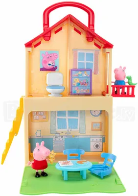 Набор игровой Peppa Pig Домик Свинки Пеппы - купить с доставкой по выгодным  ценам в интернет-магазине OZON (1047545421)