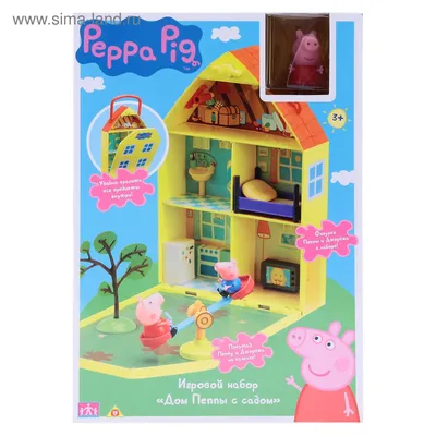 Игровой набор Peppa Pig – Большой дом Пеппы, 6 комнат, свет и звук от  Росмэн, 35361ros - купить в интернет-магазине ToyWay.Ru