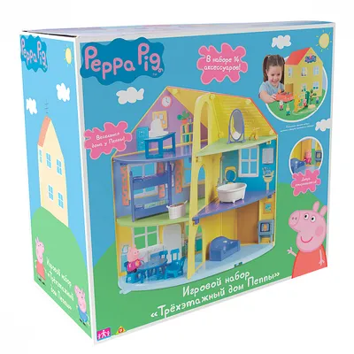 Игровой набор \"Домик Пеппы\" ТМ \"Свинка Пеппа\" Peppa Pig 1092684 купить в  интернет-магазине Wildberries