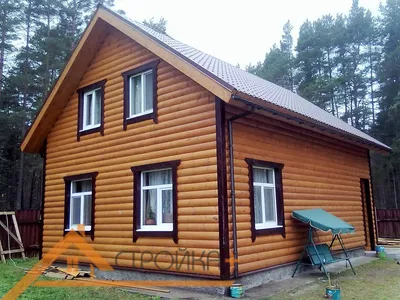 Дома, отделанные блок хаусом. Стоимость работ от 650 рублей за 1м2. Жмите!