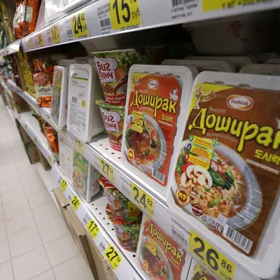 Из российских магазинов начал пропадать «Доширак»: Рынки: Экономика:  Lenta.ru