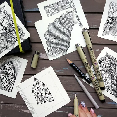 Рисунки в стиле дудлинг на ногтях: как выполнять поэтапно?