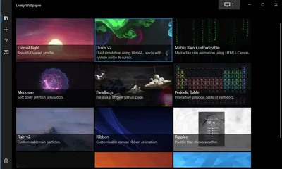 Lively Wallpaper – живой анимированный рабочий стол в Windows 10 » MSReview