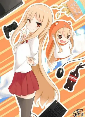 000465 круглый значок аниме Himouto! Umaru-chan Двуличная сестрёнка Умару-чан!  купить доставка по Украине цена отзывы - Ayashi