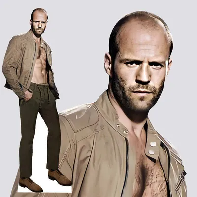 Ростовая фигура Джейсон Стэтхэм (Jason Statham) вид 3 (679x1800 мм) -  купить по выгодной цене | Магазин шаблонов Принт100