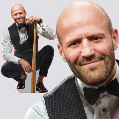 Ростовая фигура Джейсон Стэтхэм (Jason Statham) вид 5 (665х1075 мм) -  купить по выгодной цене | Магазин шаблонов Принт100