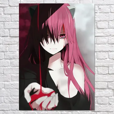 Плакат \"Эльфийская песнь, Elfen Lied, Lucy/Nyu\", 60×43см (ID#1625284588),  цена: 190 ₴, купить на Prom.ua