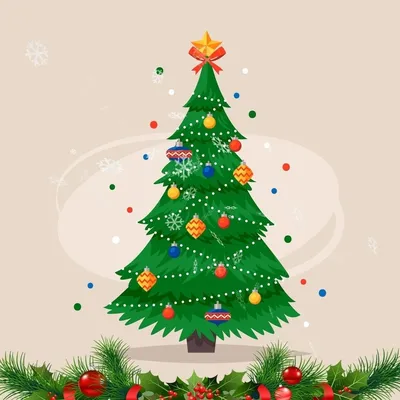 Новогодняя елка под ключ Сладкий декабрь