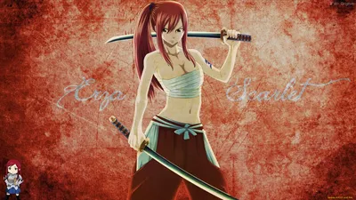 Обои Аниме Fairy Tail, обои для рабочего стола, фотографии аниме, fairy,  tail, эльза, скарлетт Обои для рабочего стола, скачать обои картинки  заставки на рабочий стол.