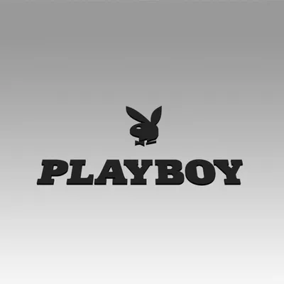 Download White Playboy Logo Wallpaper | Wallpapers.com