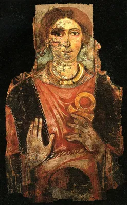 Фаюмский портрет богатой римской …» — создано в Шедевруме