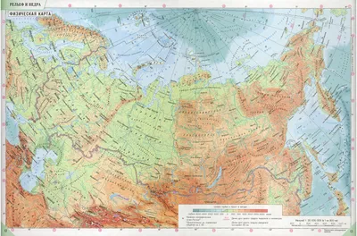 Большая настенная физическая карта России (РФ). Подробная физическая карта  России. Физическая карта Российской Федерации. Физическая карта Евразии |  RUS Maps | Все карты России в одном месте