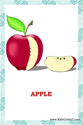 Kids Under 7: Fruits and Berries Flashcards